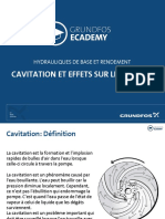 Fr 13 Module 3 Cavitation Et Effets Sur Les Pompes
