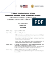 Agenda Confer Transporte Dinero Transfr-28 Mayo