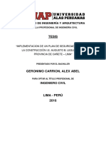 Plan de Seguridad y Salud para la construcción de la I.E Augusto B. Leguía