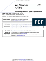 Cannabidiol As A Novel Inhibitor of Id-1 Gene Expression in Aggressive Breast Cancer Cells.