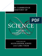 Cambridge History of Science - Ancient Science