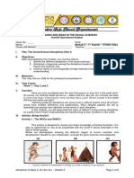 DISS - Module 2 - The Social Science Disciplines Part I