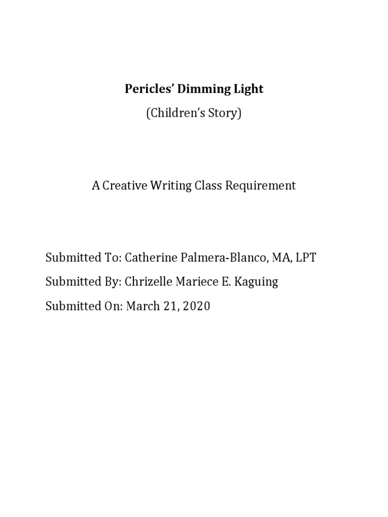 Children's Story PDF