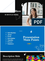 068 Free Author Powerpoint Template and Google Slides Themes
