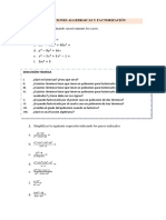 Actividades Fracciones Algebraicas