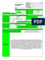 Informe de Accidente Incidente