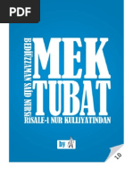 Mektubat - Risale-I Nur Külliyatı - Ebook Reader Için PDF 800x600