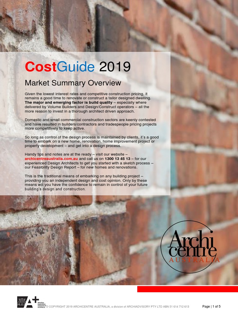 Cost Guide 2019 | PDF | Roof | Architect