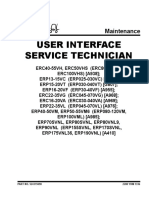 User Interface Service Technician: Maintenance