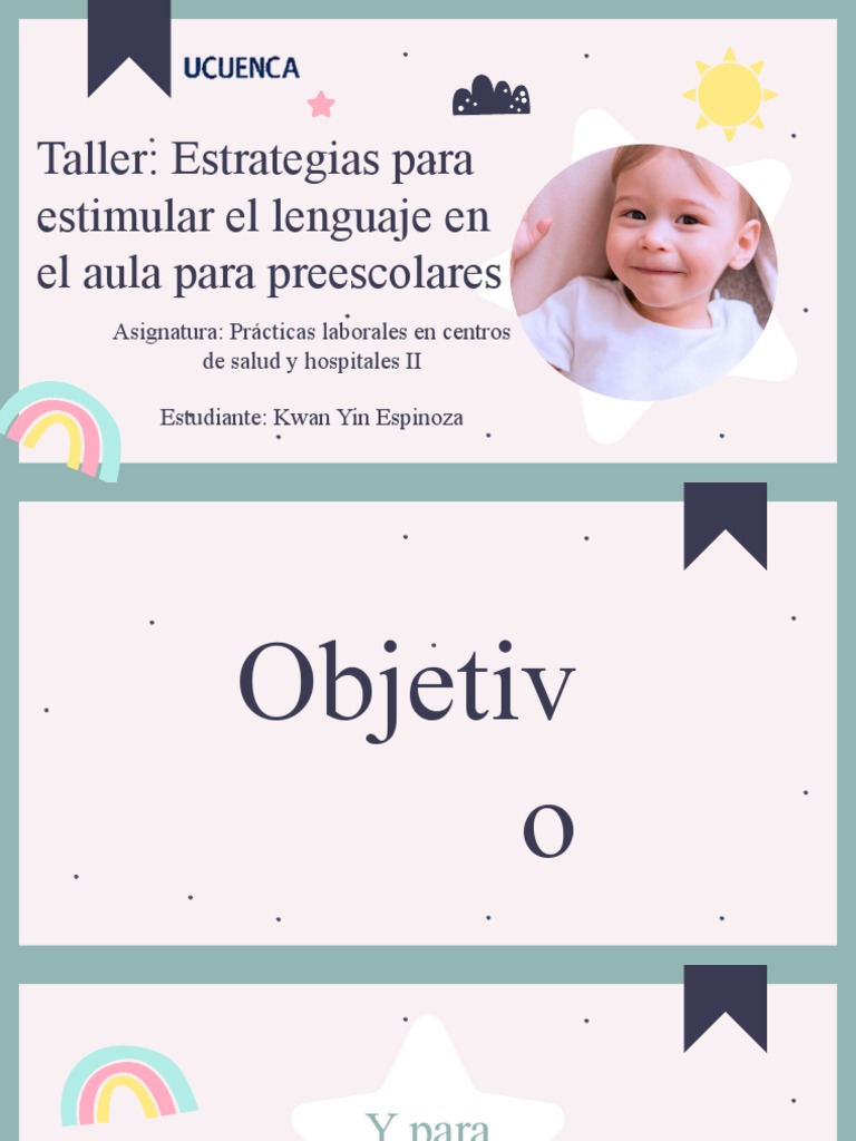 Taller Estimulación Del Lenguaje | PDF | Aprendizaje | Aquisición de idioma