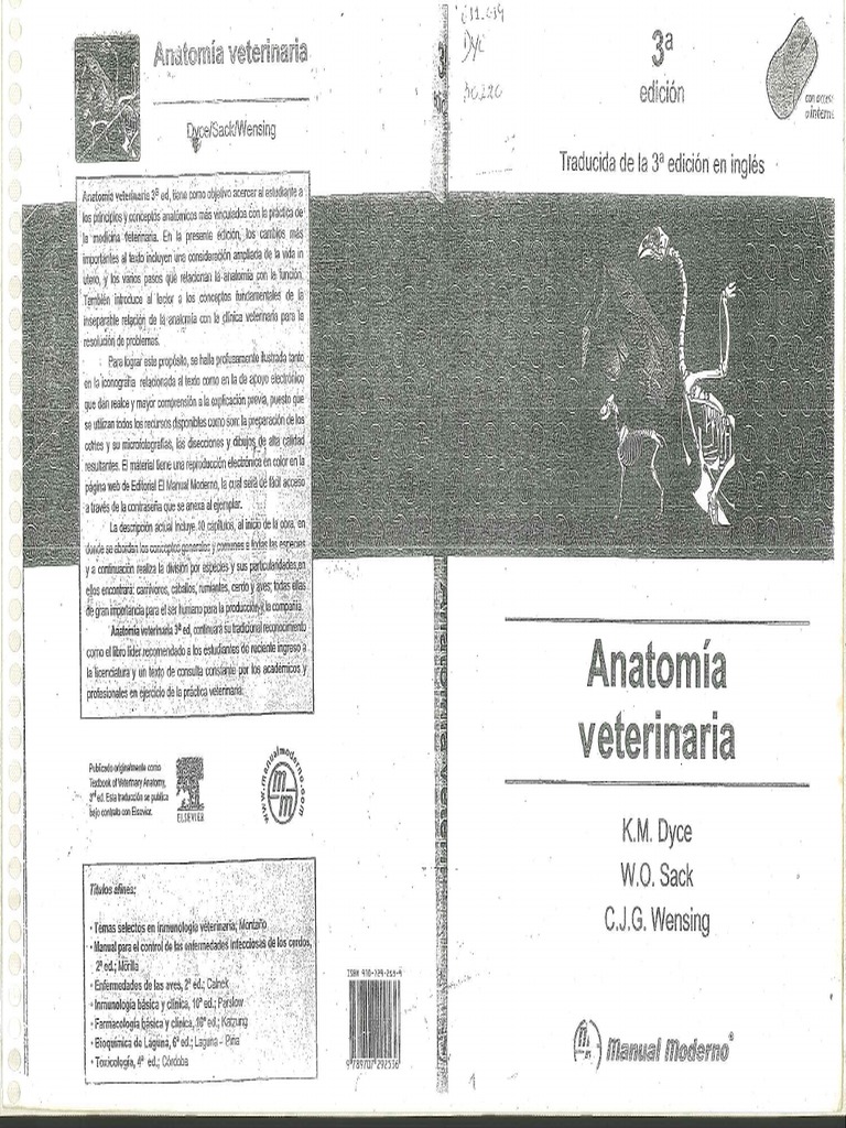 ANATOMIA VETERINARIA DYCE 4TA EDICION PDF DESCARGAR visual data 5