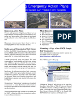 Developing Emergency Action Plans - Using The NRCS Sample EAP - Fillable Form - Template