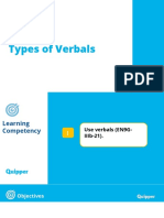 English 9 - Unit 14 - Lesson 2 - Types of Verbals