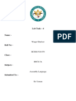 Assembly Language Lab Task 4