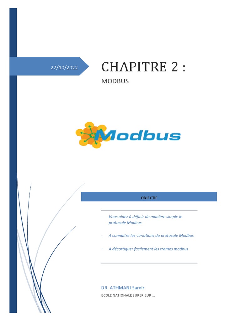Introduction au protocole Modbus | PDF | Ordinateurs