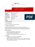 Informe MEDIDAS DE CONFORT, HIGIENE Y SEGURIDAD DEL PACIENTE