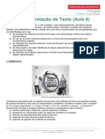 Materialdeapoioextensivo Portugues ENEM Interpretacao de Texto Aula 6