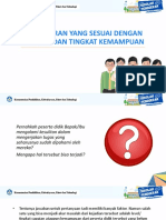 Pengajaran Sesuai Tingkat Kemampuan - Diferensiasi