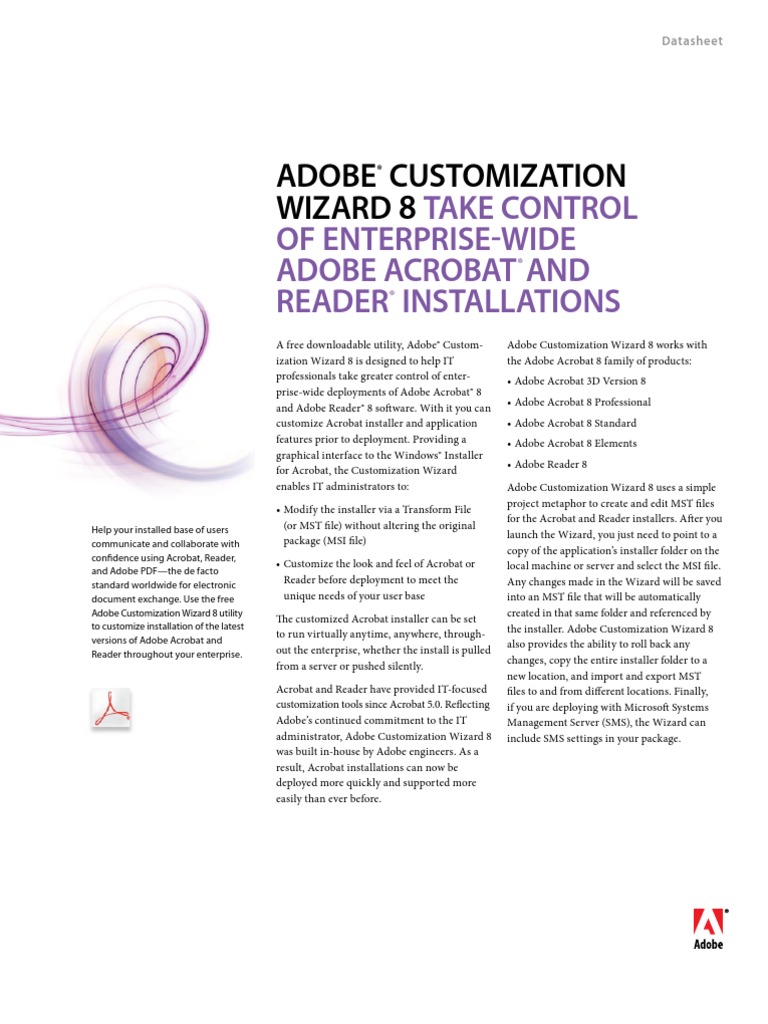 Adobe Customize Installation Installation Computer Programs Adobe Systems