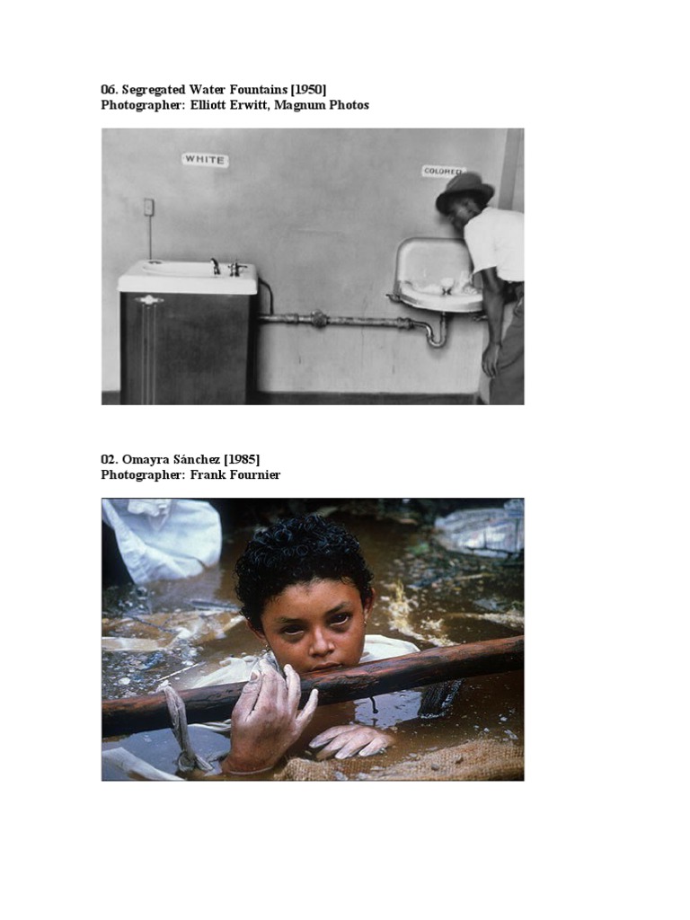 Segregated Water Fountains (1950) Photographer Elliott Erwitt, Magnum