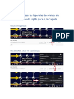 Como Passar As Legendas Dos Vídeos Do YouTube Do Inglês para o Português