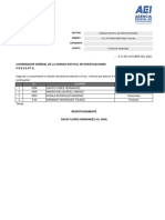 Coordinador General de La Agencia Estatal de Investigaciones Presente