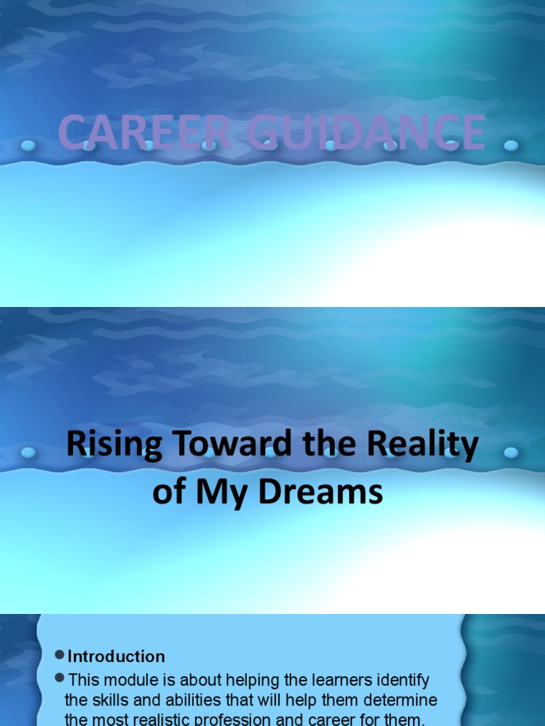 Career Guidance Q2 W1 | PDF | Learning | Employment