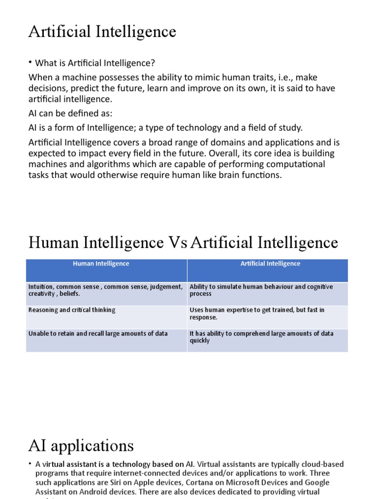 Artificial Intelligence Reference Material | PDF | Artificial ...