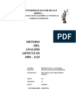 Metodo Del Analisis Articulos 1089 - 1125 Delgadillo Chavarria Denisse Fabiola