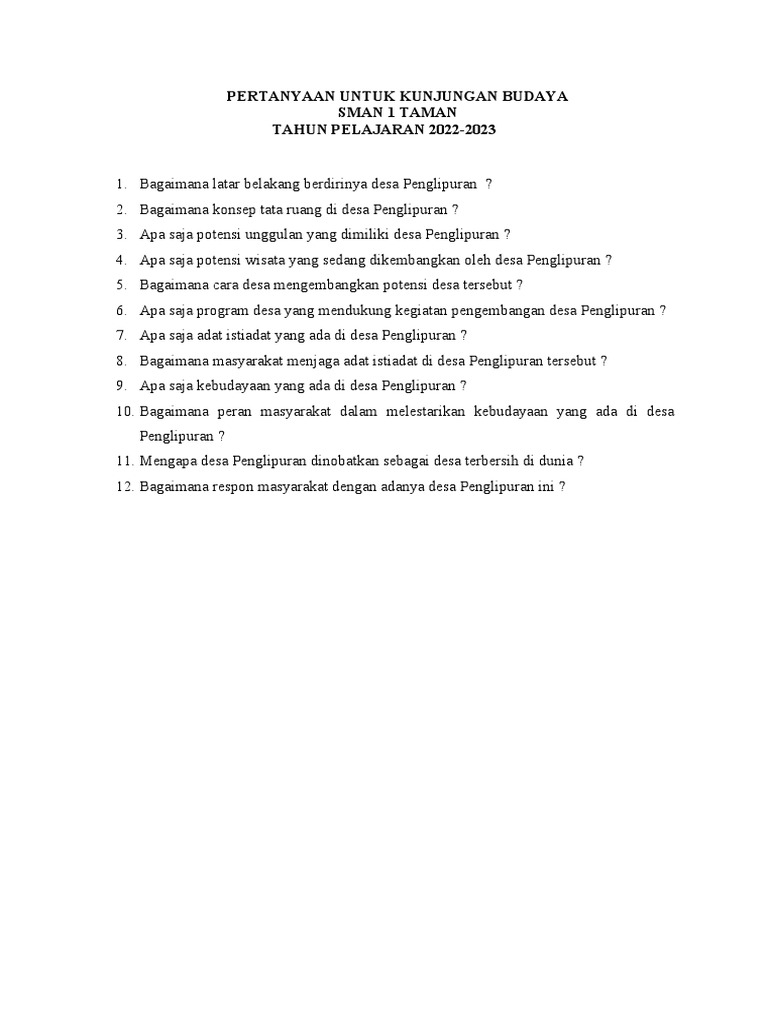 Syarat untuk Melakukan Kunjungan Industri