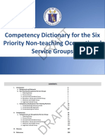 DRAFT - Competency Dictionary For The Six Priority Non-Teaching Occupational Service Groups - 08042020 - v3