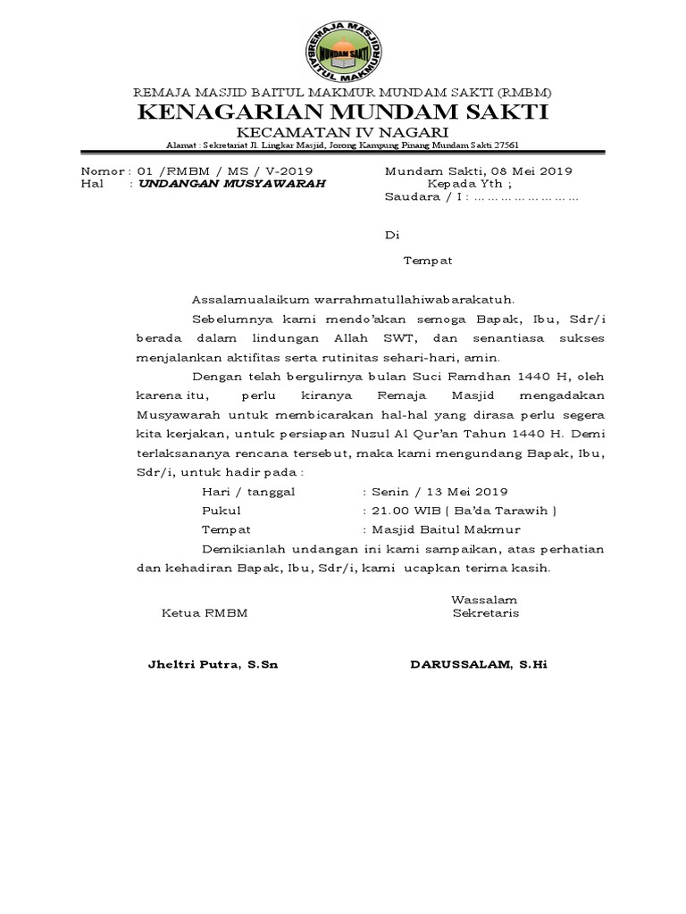 Undangan Remaja | PDF