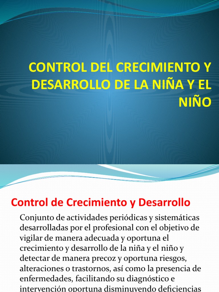 Control CRED | PDF | Infantes | Nutrición