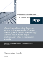 Diabetes Melitus (Kencing Manis) Dr. Aam