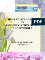 Health Standards in Basic Education Offices and Schools (Cover)