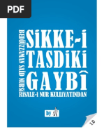 Sikke-I Tasdiki Gaybi - Risale-I Nur Külliyatı - Ebook Reader Için PDF 800x600