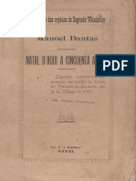 DANTAS, Manoel. 1909. Natal D'aqui A Cincoenta Annos