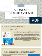 Razones de Endeudamiento