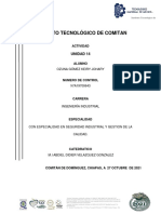 Instituto Tecnológico Comitán ingeniería industrial calidad seguridad