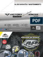 Manual de Garantia y Mantenimiento Victory Zontes 155U