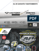Manual de Garantia y Mantenimiento Victory Zontes 350X1