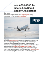 113Airbus Uses A350-1000 To Test Automatic Landing & Crew Incapacity Assistance