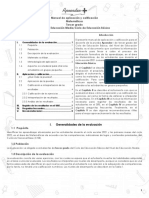 Manual Aplicación Calificación Matemáticas 3er Grado