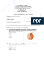 Examen Extraordinario SECUNDARIA 2