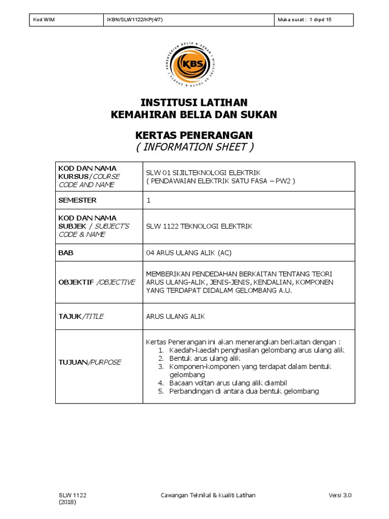 Arus Ulang Alik Pdf
