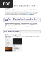kuru様 Error Code 30183 in Microsoft Office | PDF | Computers