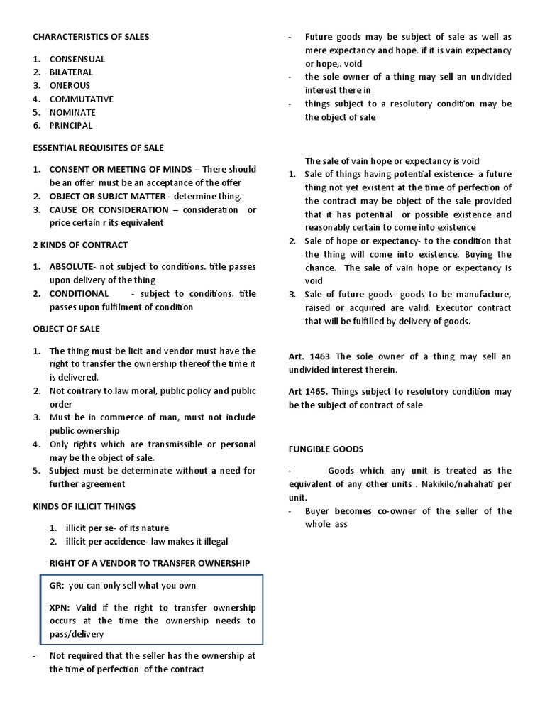 Characteristics of Sales | PDF | Sales | Business
