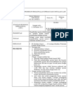 Sop Penjadwalan Operasi Dari Instalasi Lain Rsak