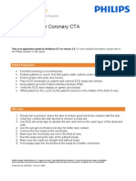 iCT Coronary CTA Workflow Version 3