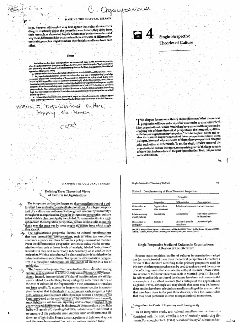 Martin j 2002 organizational culture map pdf